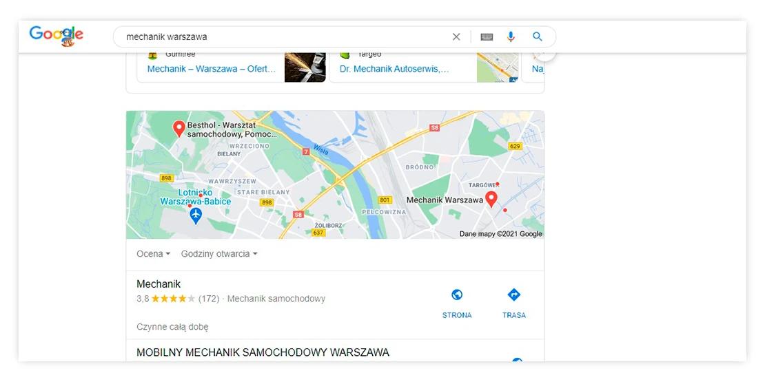 Google Maps dla warsztatu — top narzędzie do pozyskiwania klientów